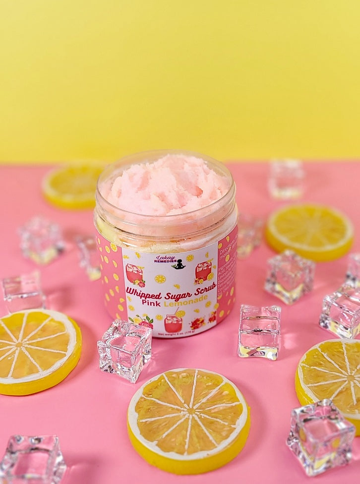 Pink Lemonade Whipped Sugar Scrub