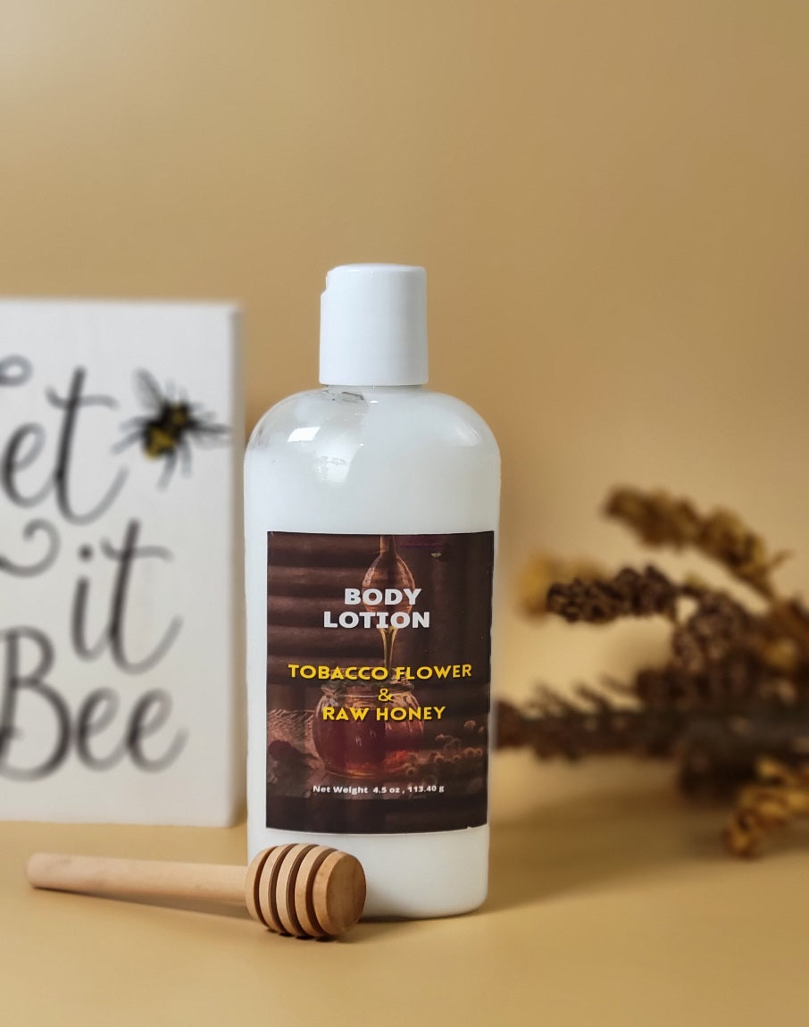 Tobacco Flower & Raw Honey Body Lotion